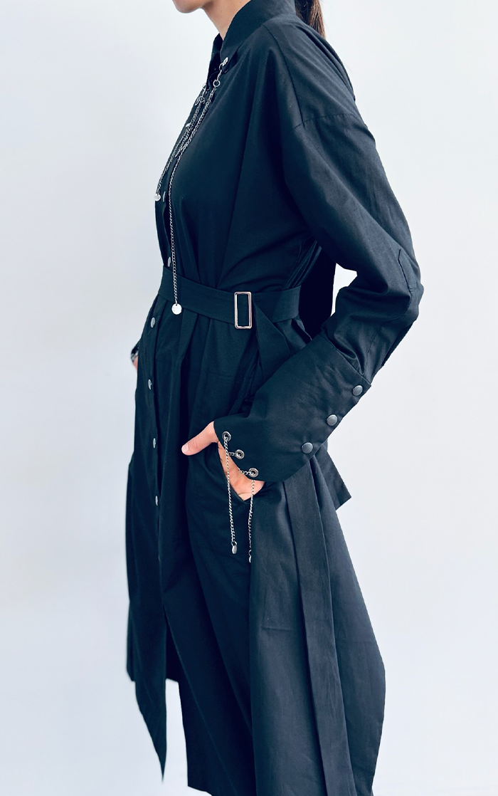 Shirt/ Dress - Black