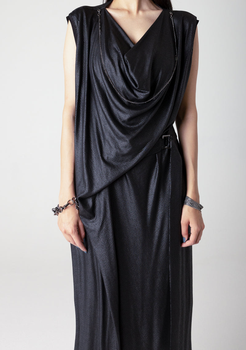 Drape Dress - Black