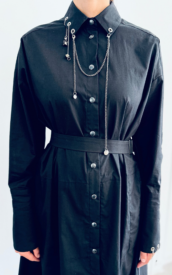 Shirt/ Dress - Black