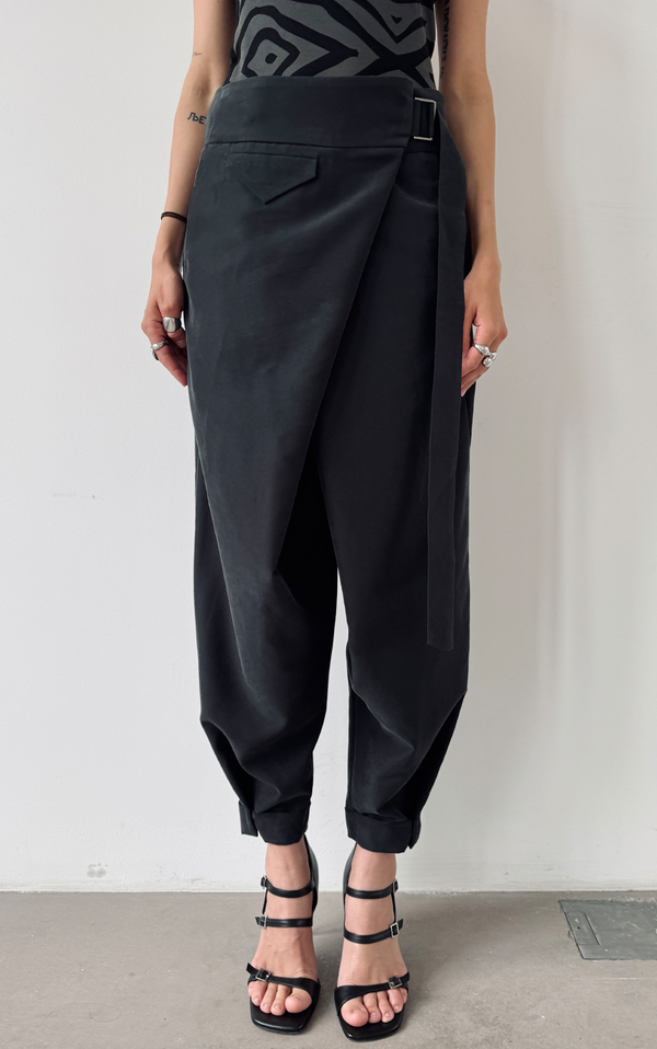 Wrap Pants - Black