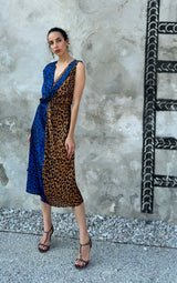 Wrap Leopard Dress