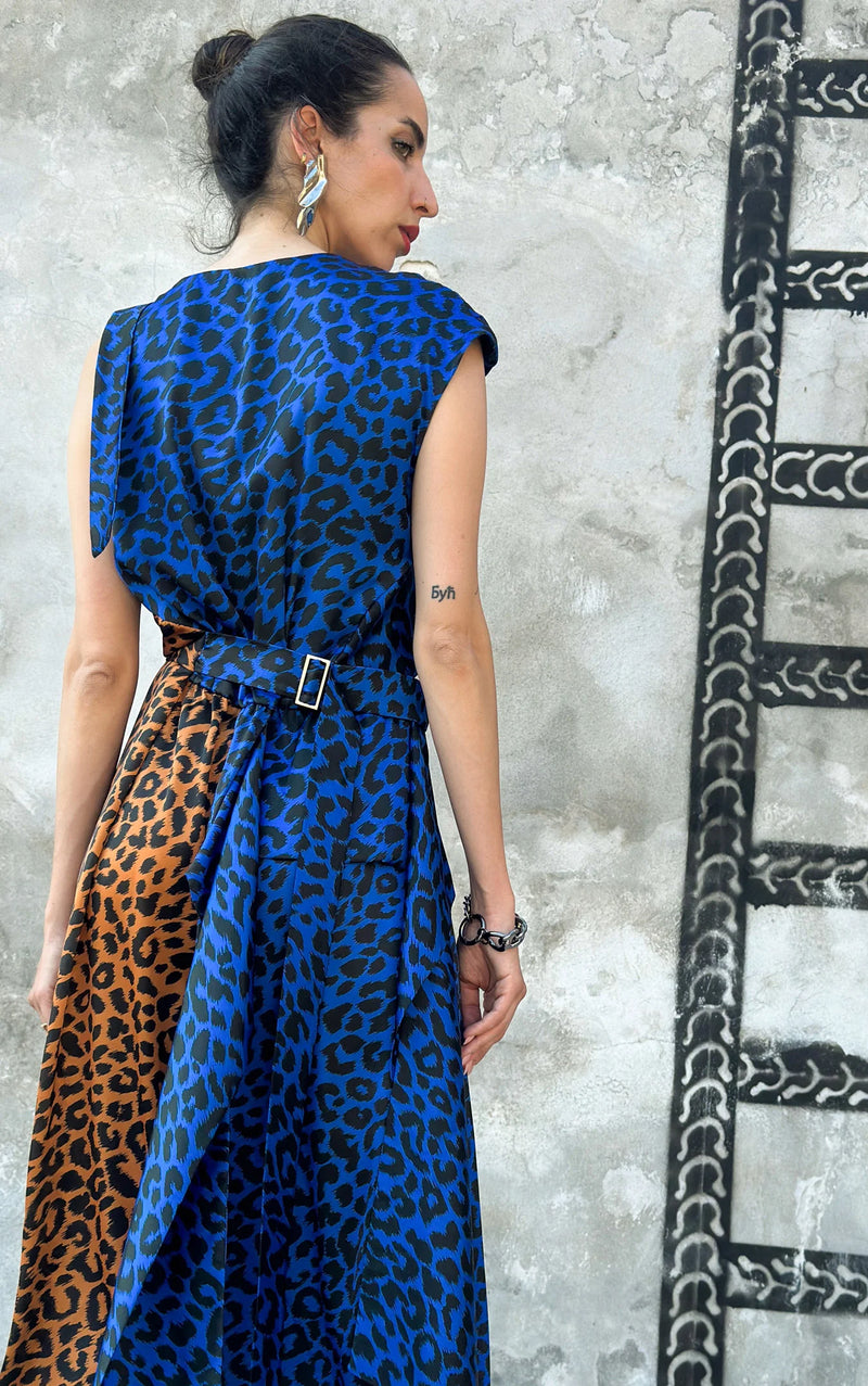 Wrap Leopard Dress