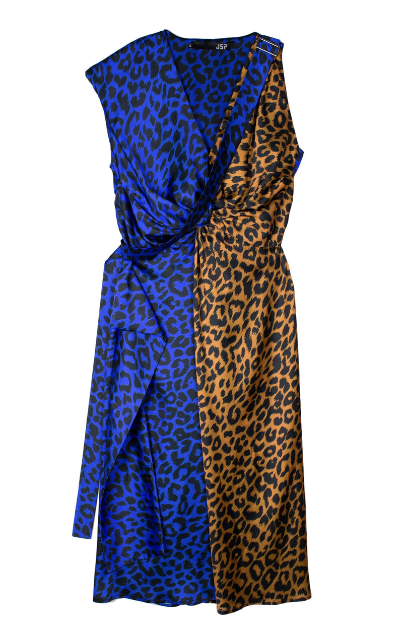 Wrap Leopard Dress