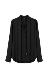 Belt/Collar Shirt - Black