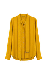 Belt/ Collar Shirt - Yellow