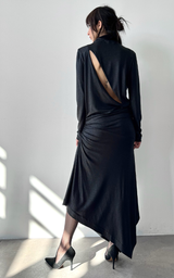 Asym Drape Dress