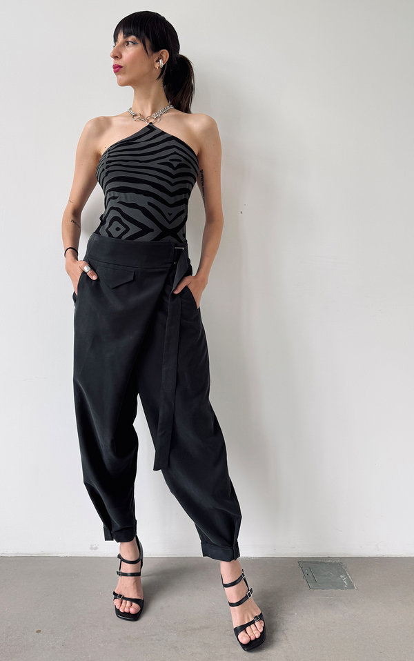 Wrap Pants - Black