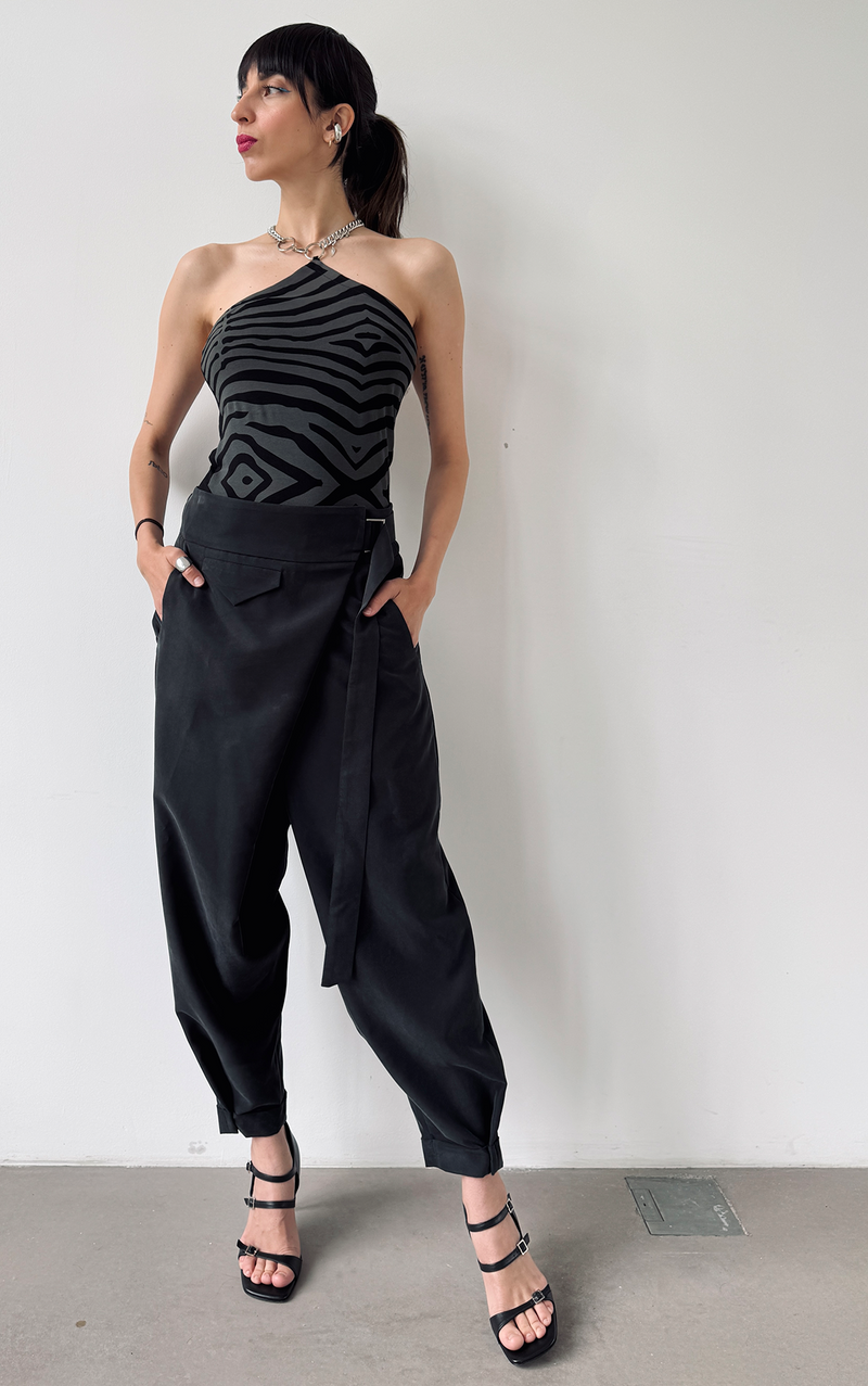 Wrap Pants - Black