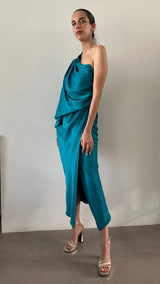 Asym Dress - Blue