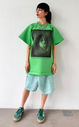 Graphic Long T-Shirt - Green