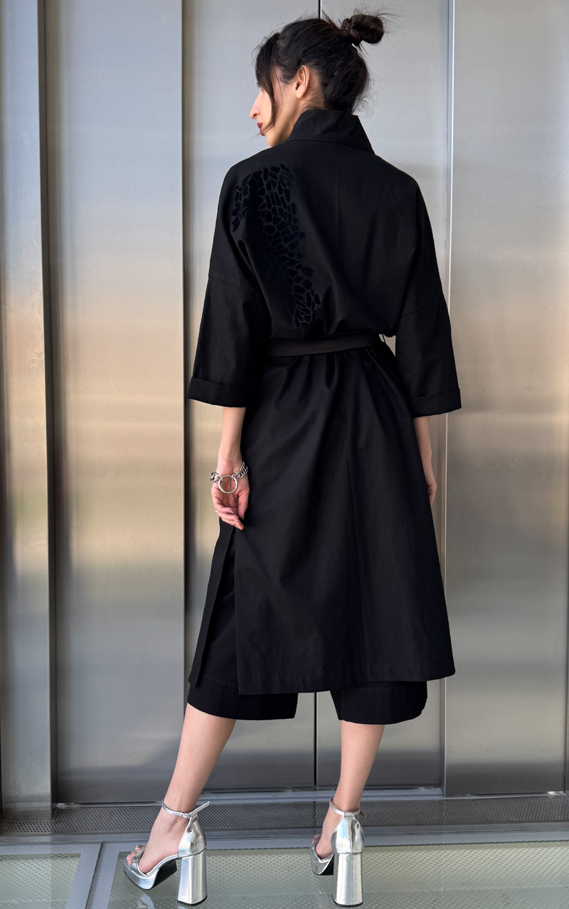 Long Kimono - Black