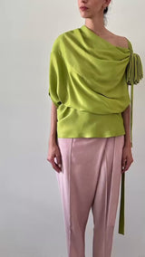 Asym Top - Lime Green