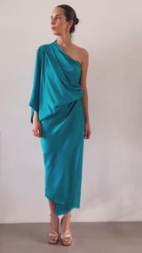 Asym Dress - Blue