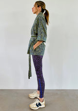 Leopard Kimono - Green