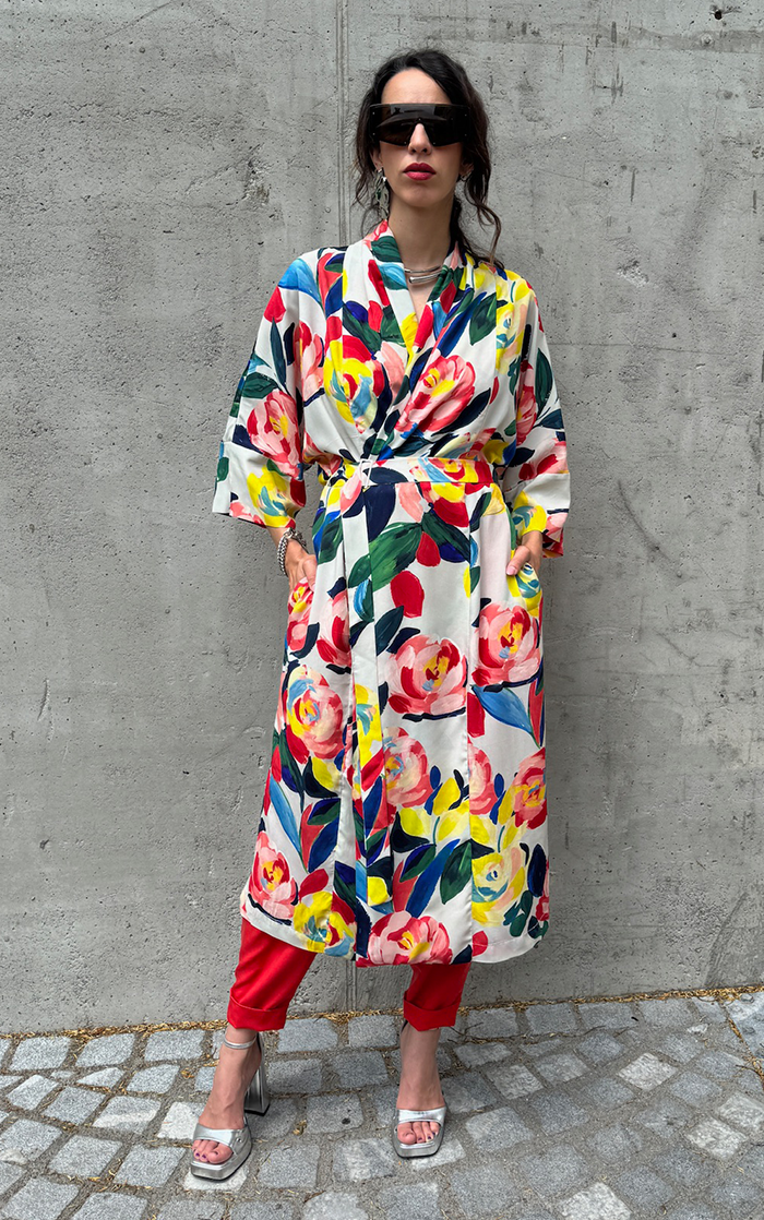 Flower Long Kimono