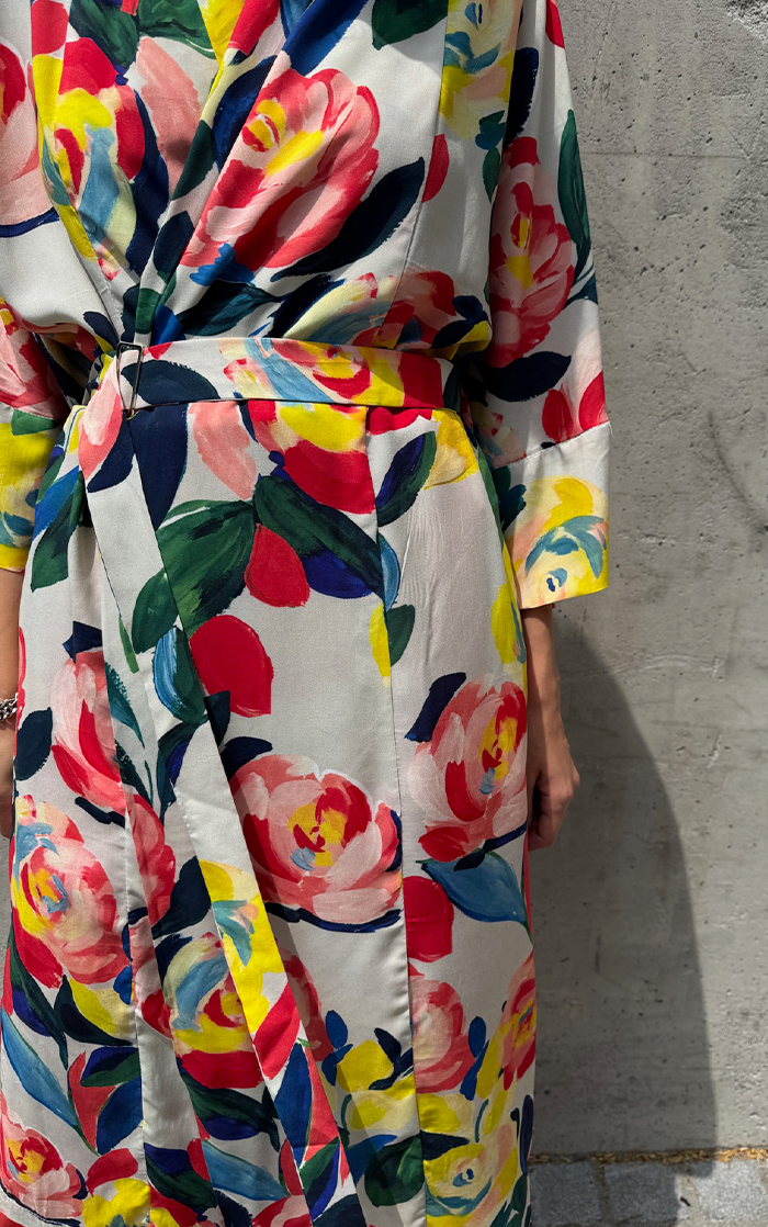 Flower Long Kimono