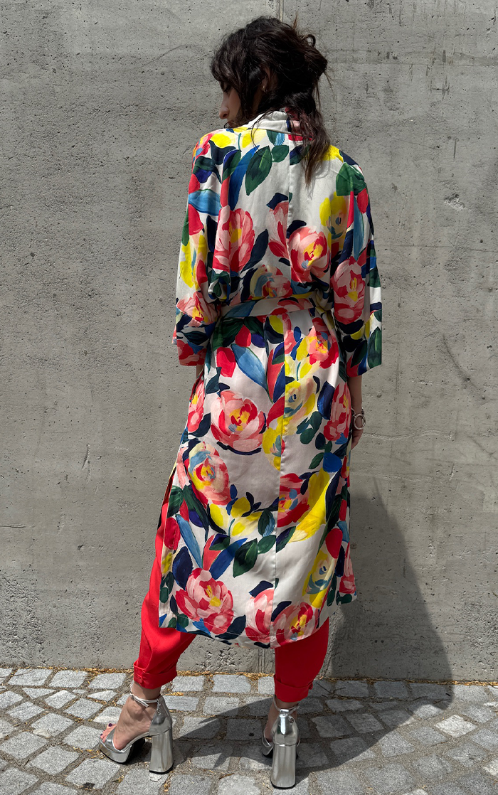 Flower Long Kimono