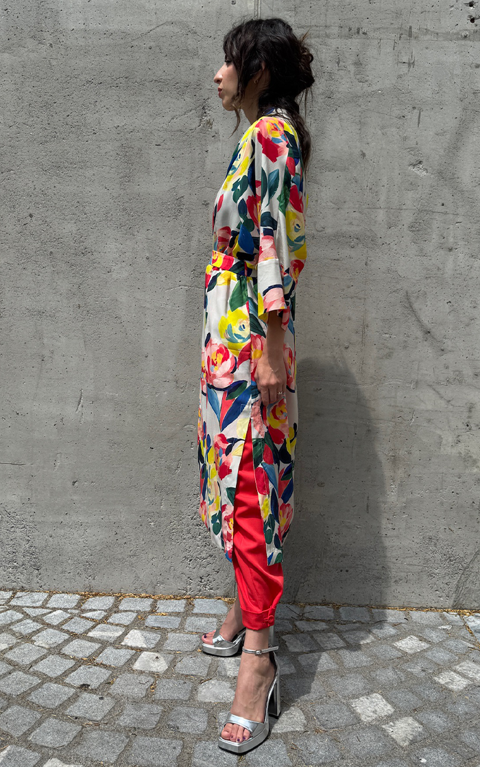 Flower Long Kimono