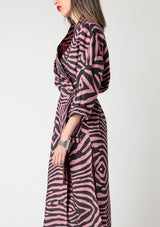 Kimono - Zebra Hot Pink