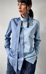 Belt-Collar Shirt