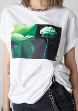 T-Shirt - Green Peony