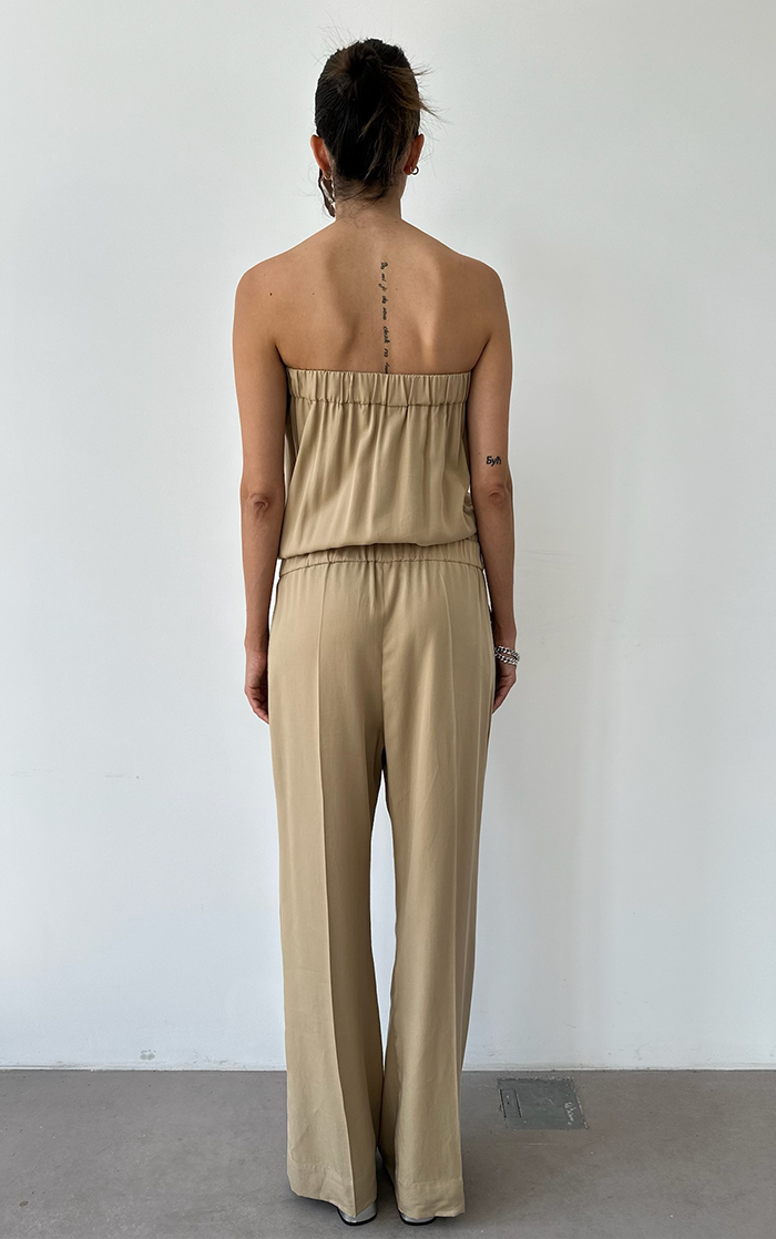 Top Jumpsuit - Beige