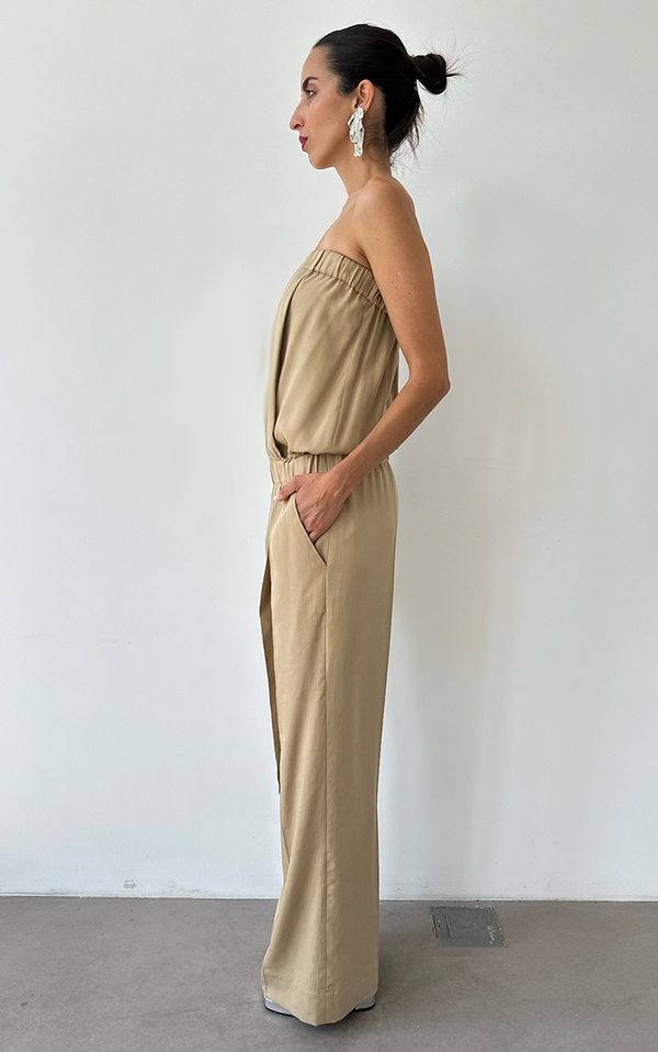Top Jumpsuit - Beige