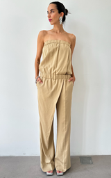 Top Jumpsuit - Beige