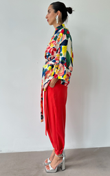 Flower Short Kimono