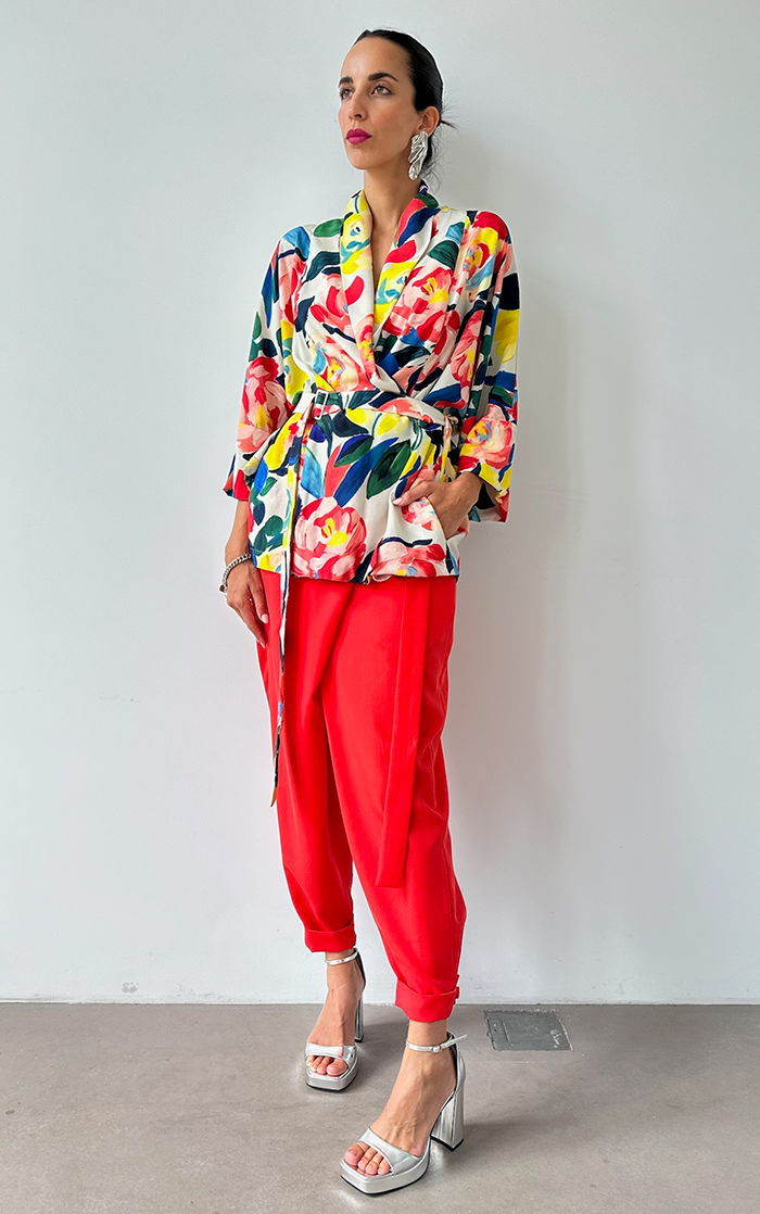 Flower Short Kimono