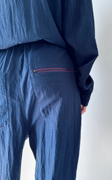 Aviator Jumpsuit - Deep Blue