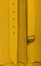 Belt/ Collar Shirt - Yellow