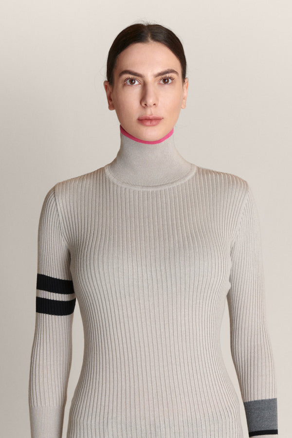 Turtleneck Sweater Opal Beige