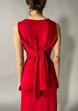 Jersey obleka - rdeča