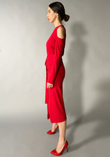Jersey obleka - rdeča
