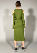 Jersey obleka - Zelena