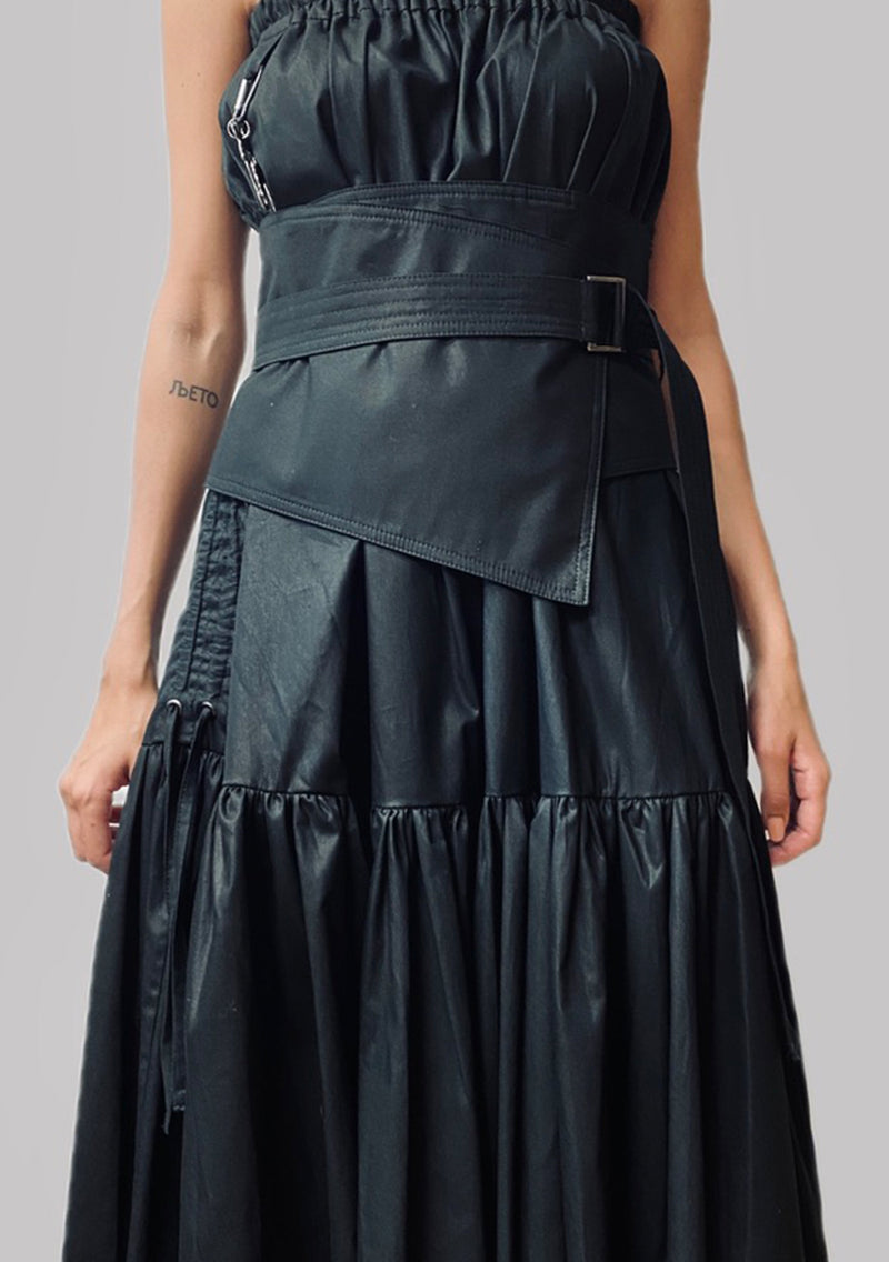 Multistyle Ruffle Skirt - Black