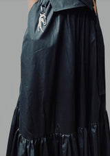 Multistyle Ruffle Skirt - Black