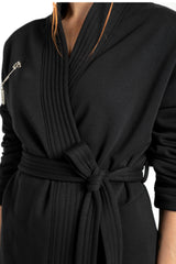 Sweatshirt Kimono - Black