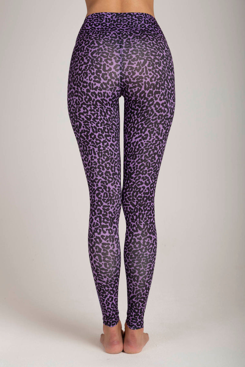 Leopard Lavender Leggings