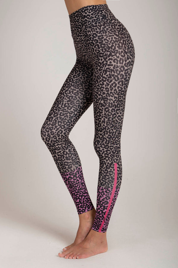 Leopard Mokka Pink Leggings