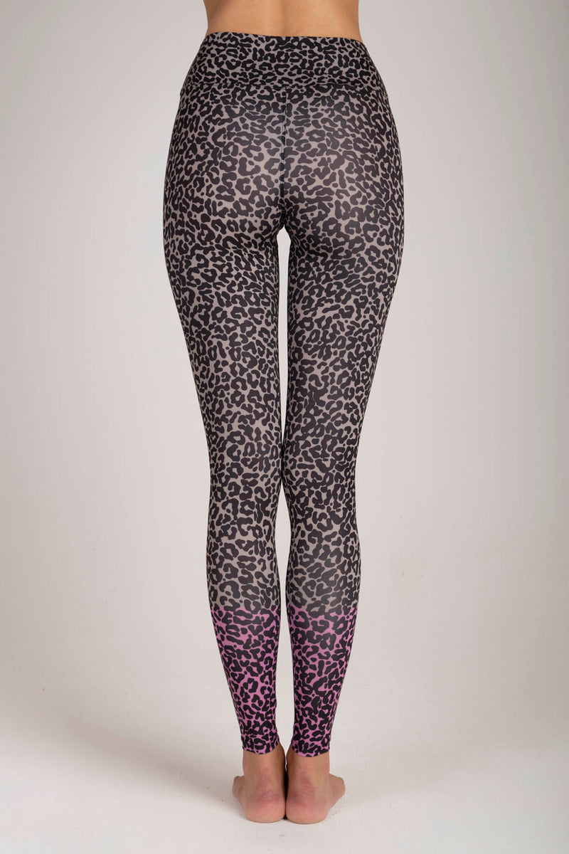 Leopard Mokka Pink Leggings