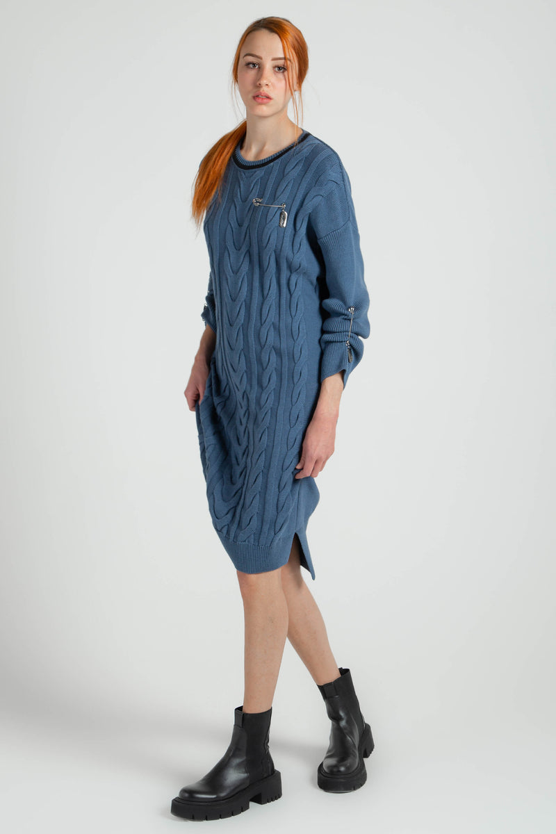 Sweater Dress- Blue