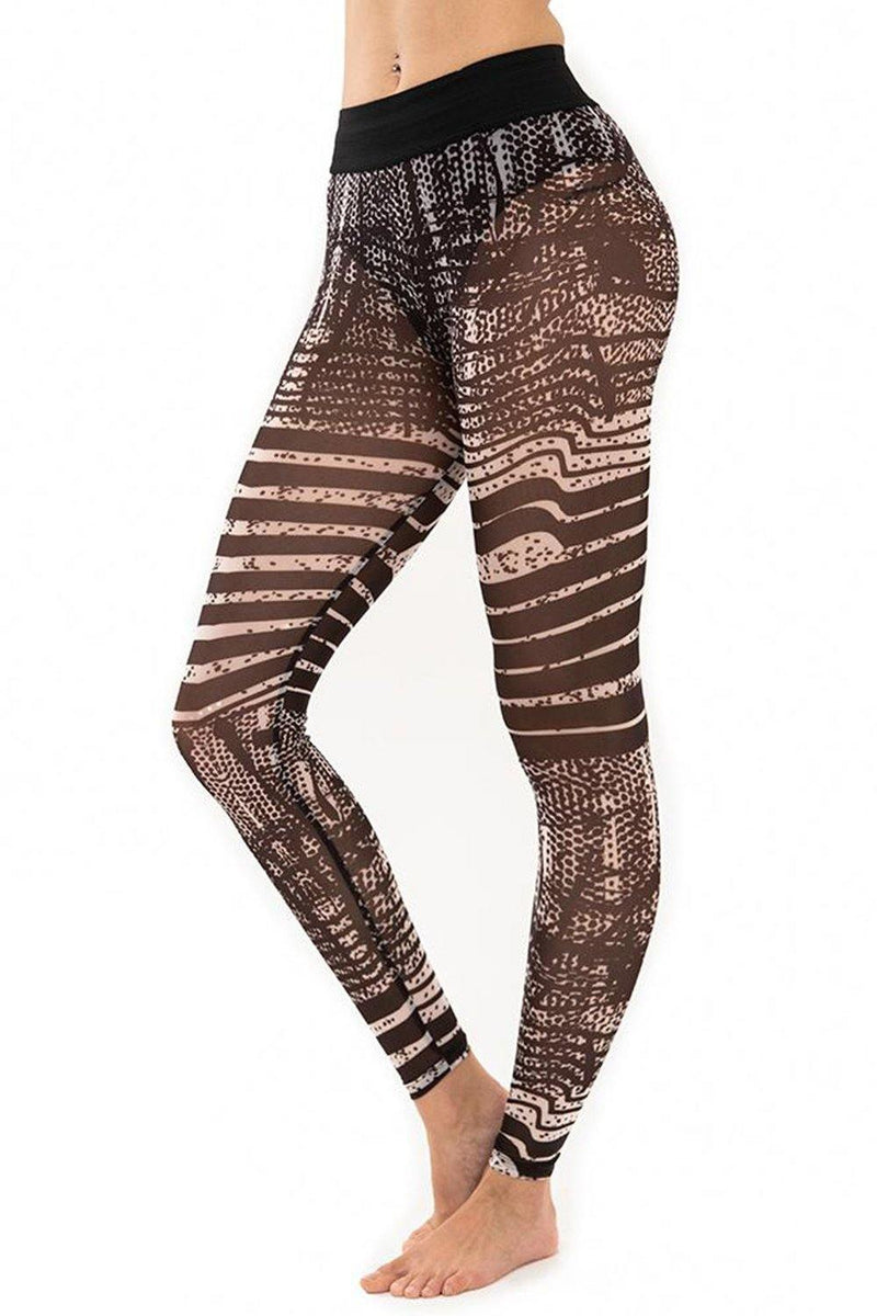 Matrix Glitch Mesh Leggings - JSP Ready