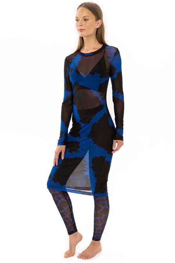 Giraffe Royal Blue Mesh Tunic - JSP Ready
