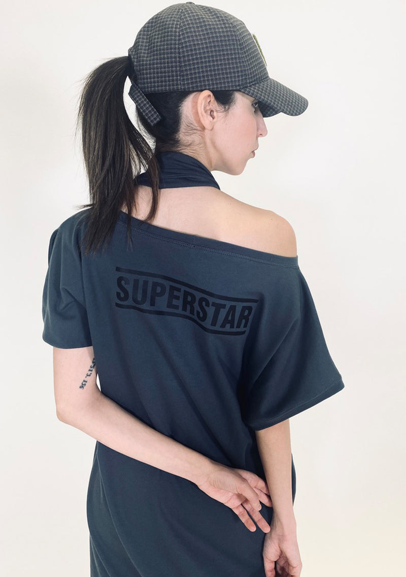 Multistyle Panel Dress SUPERSTAR-Grey