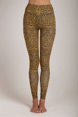 Snake Mustard Leggings