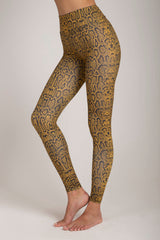 Snake Mustard Leggings