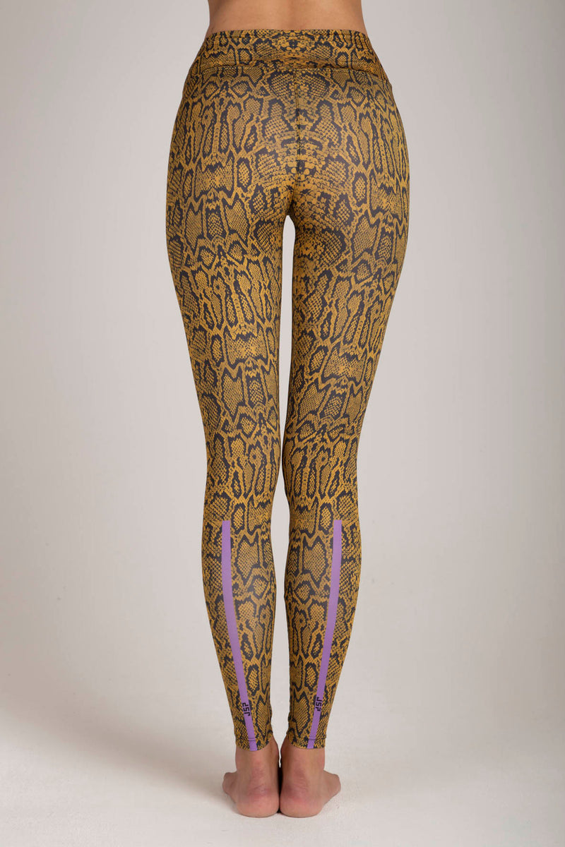 Snake Mustard Leggings