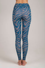 ZEBRA BLUE CREAM Leggings